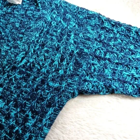 Here's A Hug Button Down V-Neck Cardigan/Sweater Vintage 2 Pockets. Woman Medium - Picture 10 of 10